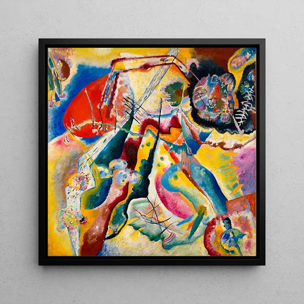 Reprodukcja obrazu z Czerwonym Plamą - Wassily Kandinsky