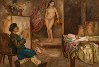 Tadeusz Makowski - Painter and a model.webp