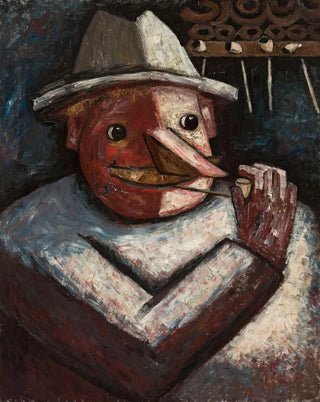 Tadeusz Makowski - Portrait of a man with pipes.webp