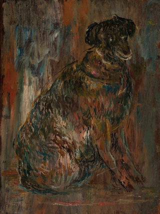 Tadeusz Makowski - Study of a dog Malina.webp