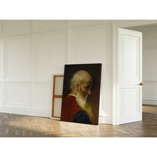 Tête d'un vieil homme - Jean-Léon Gérôme | Reproduction Tableau Décoration murale affiche copie