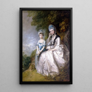 Thomas Gainsborough - Hester Countess of Sussex and Her Daughter Lady Barbara Yelverton.webp