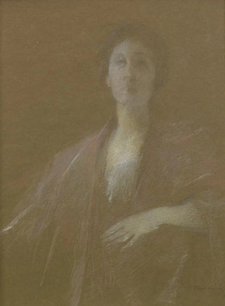 Thomas Wilmer Dewing - A Reflective Moment.webp