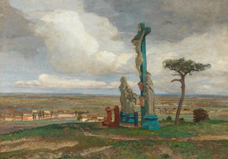 Tina Blau - A Calvary group on the Hochberg near Perchtoldsdorf.webp