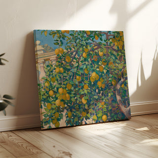 Druk artystyczny | Cytrusy w La Mortola - Theo van Rysselberghe