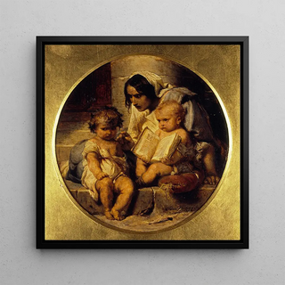 Un enfant apprenant à lire - Paul Delaroche