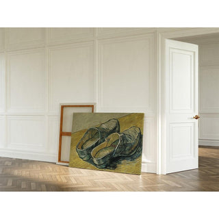 Une paire de sabots en cuir - Vincent Van Gogh | Reproduction Tableau Décoration murale affiche copie