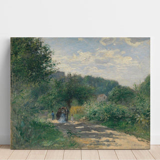 Une route à Louveciennes - Pierre-Auguste Renoir | Reproduction Tableau Décoration murale affiche copie