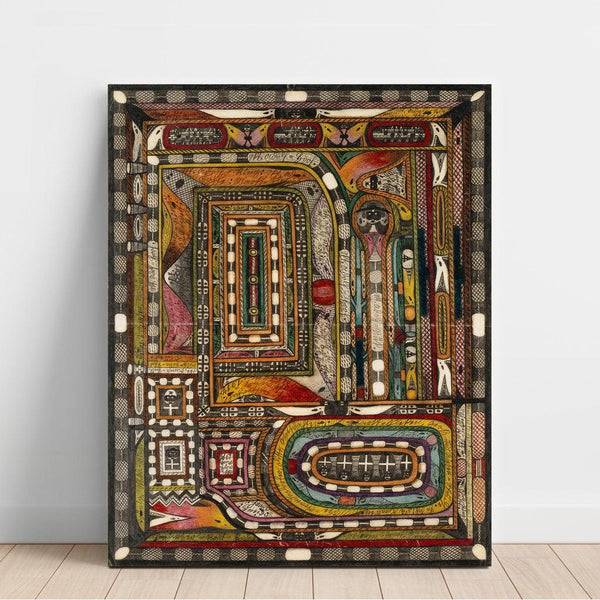 Reprodukcja obrazu Dolina Hasli w Oberland Berno - Adolf Wölfli