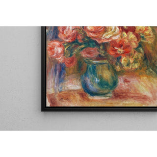 Vase de roses - Pierre-Auguste Renoir | Reproduction Tableau Décoration murale affiche copie
