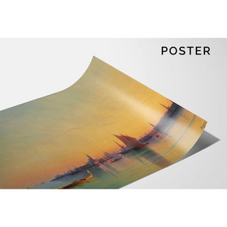 Venice au coucher du soleil - Ivan Konstantinovich Aivazovsky | Reproduction Tableau Décoration murale affiche copie