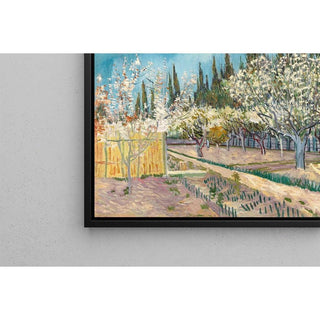 Verger bordé de cyprès - Vincent Van Gogh | Reproduction Tableau Décoration murale affiche copie