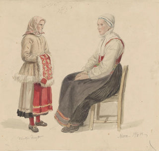 Vêtement d'hiver Mora - Adolph Tidemand