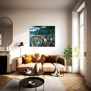 Vie Colorée - Wassily Kandinsky | Reproduction Tableau Décoration murale affiche copie