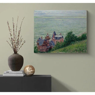 Villas à Trouville - Gustave Caillebotte | Reproduction Tableau Décoration murale affiche copie