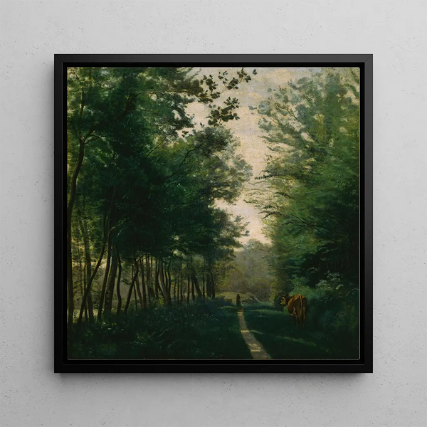 Ville d'Avray - Jean-Baptiste-Camille Corot — oprawiony obraz na ścianie