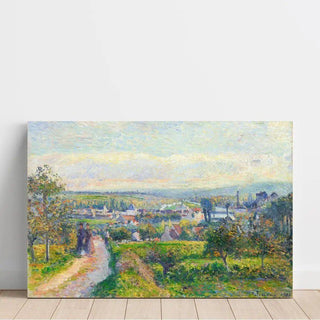 Vue de Saint-Ouen-l’Aumône - Camille Pissarro | Reproduction Tableau Décoration murale affiche copie