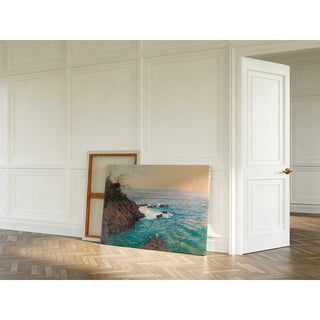 Vue de la côte de Nervi - Alfred Zoff | Reproduction Tableau Décoration murale affiche copie