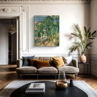 Vue de la mer L'Estaque de Paul Cézanne | Reproduction Tableau Décoration murale affiche copie