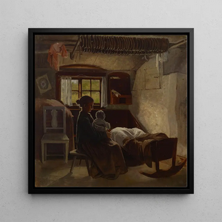 Albert Edelfelt - Interior view of a Uusimaa living room.webp