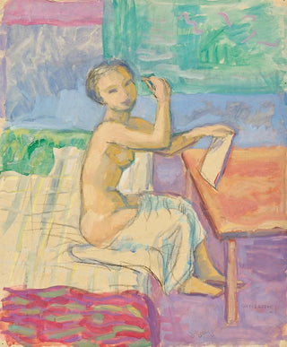 Walther Gamerith - Akt am Tisch.webp