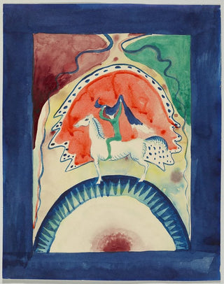 Wassily Kandinsky - Design for the cover of the almanac The Blue Rider.webp