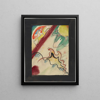 Wassily Kandinsky - Design for the cover of the almanac The Blue Rider VIIII.webp
