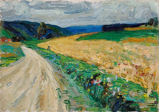 Wassily Kandinsky - Kallmnz Nature study on the yellow stagecoach.webp