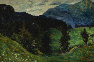 Wassily Kandinsky - KochelMountains with Firs.webp