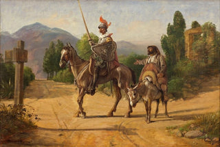 Wilhelm Marstrand - Don Quixote and Sancho Panza at a crossroad.webp