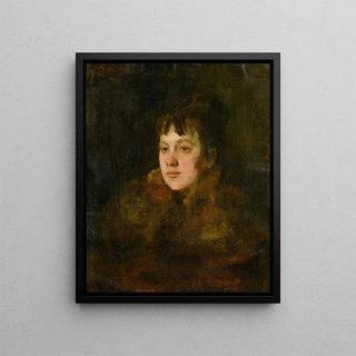 Wilhelm Trbner - Portrait of a Lady in Fur.webp