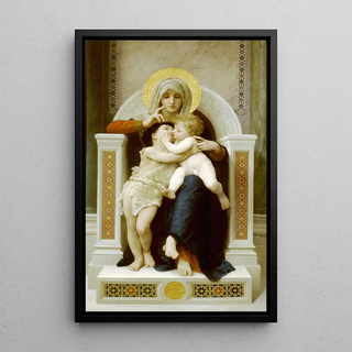William Bouguereau - Madonna with child and John the Baptist.webp