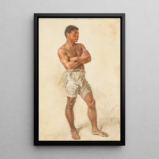 William Henry Hunt - Study of a Young Model.webp