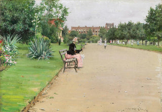 William Merritt Chase - A City Park.webp