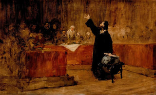William Merritt Chase - Christopher Columbus before the Council of Salamanca.webp