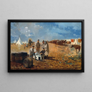 Winslow Homer - Rainy Day in Camp.webp