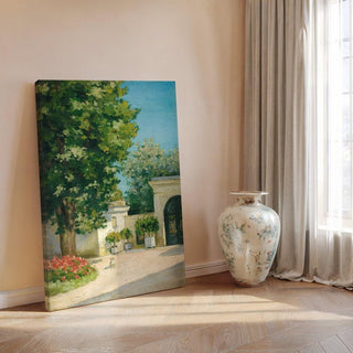 Yerres. De L’Exèdre, Le Porche De La Demeure Familiale - Gustave Caillebotte | Reproduction Tableau Décoration murale affiche copie