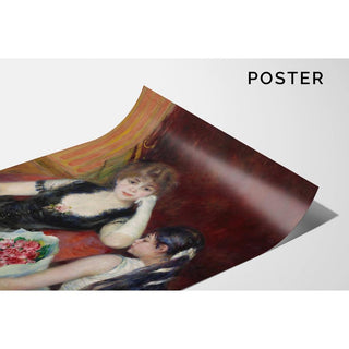 de Une loge au théâtre - Pierre-Auguste Renoir | Reproduction Tableau Décoration murale affiche copie