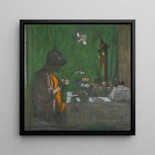 Druk artystyczny | Madame Hessel dans son cabinet de toilette - Édouard Vuillard