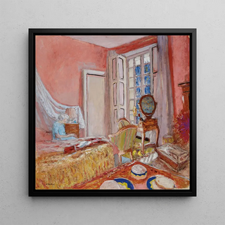 Druk artystyczny | Madame Hessel w różowym pokoju w Clayes - Édouard Vuillard