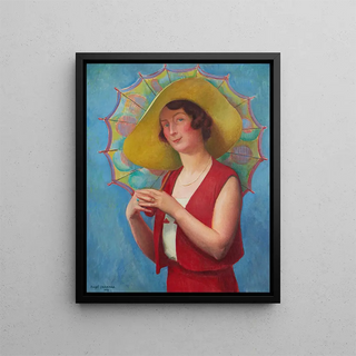 ngel Zrraga - Jeune femme lombrelle.webp