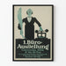 Plakat z wystawy pierwszej ekspozycji biura w Chemnitz 1912