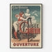 Plakat Vintage Muzeum Grévin Boulevard Montmartre