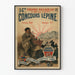 Plakat vintage z 14. Konkursu Lépine w Grand Palais