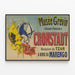 Plakat vintage 1891 - Przyjęcie cara w Kronsztadzie przez Francuski Zespół Flotyll — oprawiony obraz na ścianie