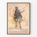 Plakat dekoracyjny vintage - Francuska piechota w bitwie