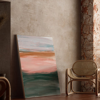 Tableau Abstrait – Horizon Brumeux