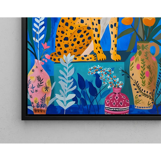 Plakat Gepard Tropikalny - Elegancja i Żywe Kolory