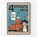 Plakat Vintage 4 Minute Men - Wiadomość z Waszyngtonu