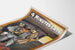 Plakat vintage 4 Minuty Spóźnienia - Retro dekoracja ścienna